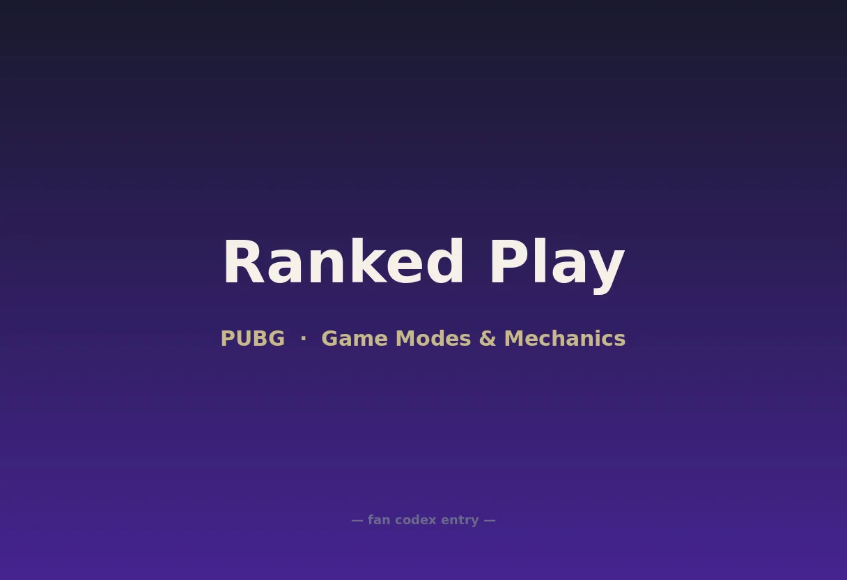 Ranked Play