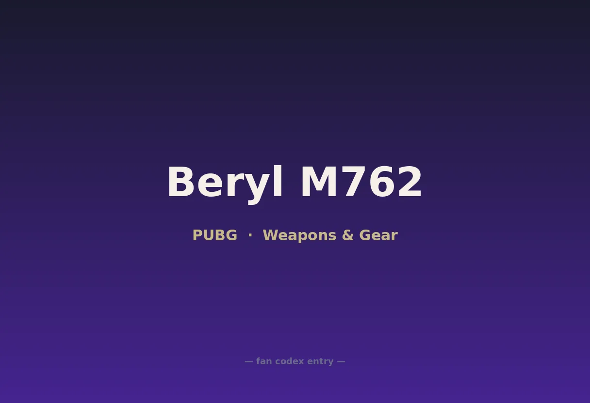 Beryl M762